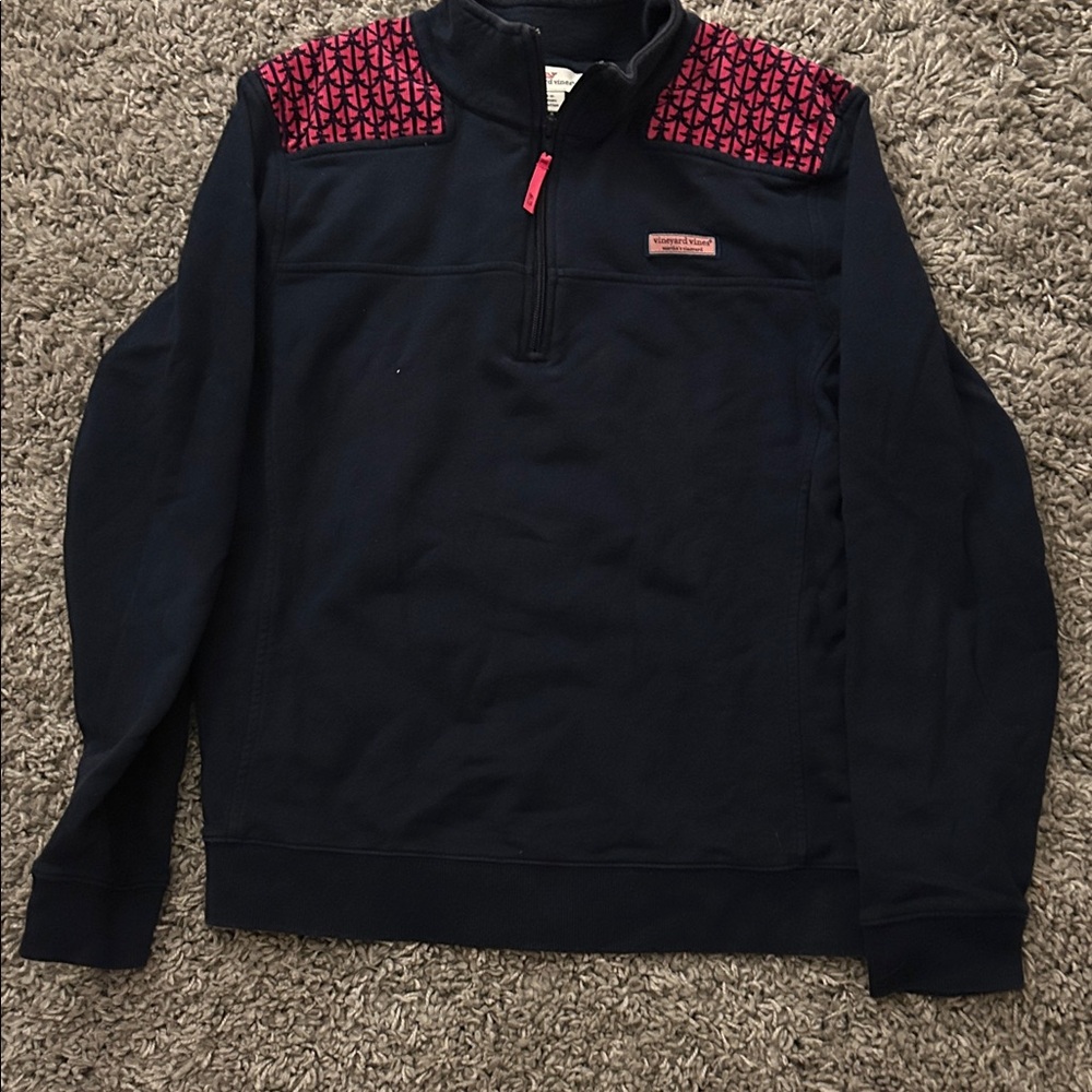 Vineyard Vines Navy Quarter Zip